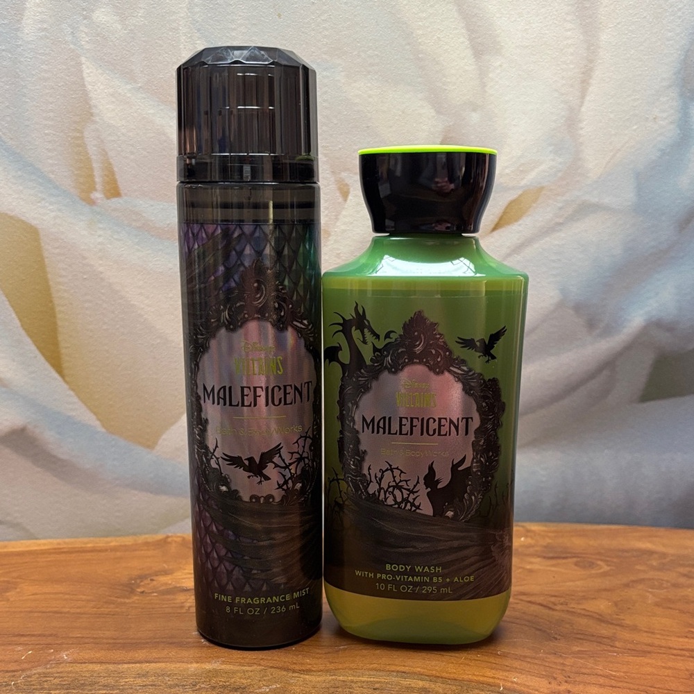 Bath & Body Works Disney Villains Maleficent Body Wash and Mist Set
